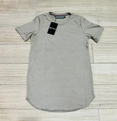 PLAYERA LONG FIT SAND