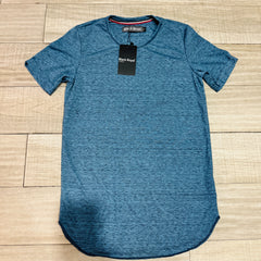 PLAYERA LONG FIT DEEP BLUE