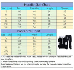 PARIS MENS HOODIE AND PANTS WINTER SET