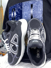 Dior B30 Sneaker Black Mesh and Technical Fabric
