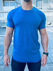 PLAYERA LONG FIT KING BLUE
