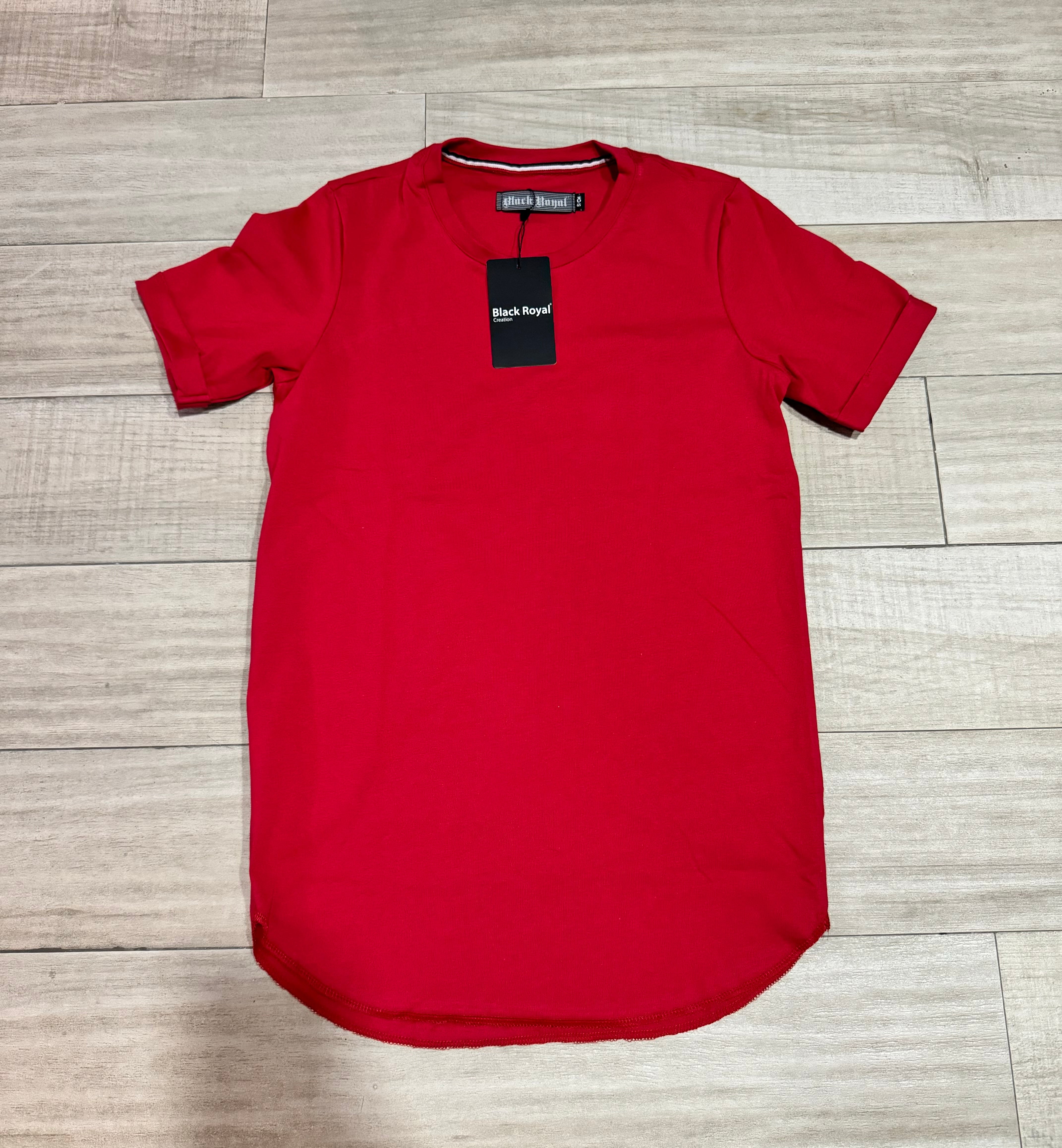 PLAYERA LONG FIT RED