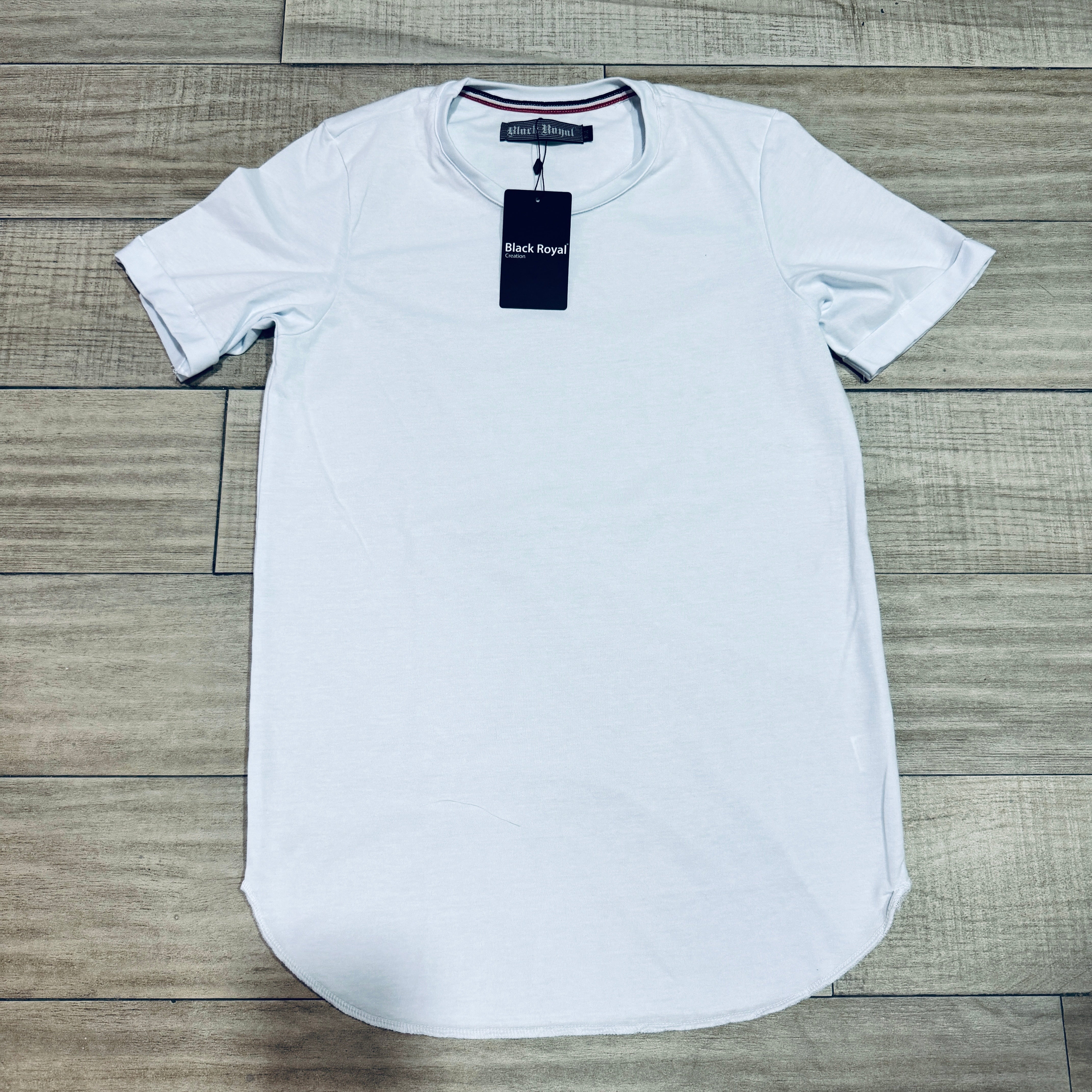 PLAYERA LONG FIT WHITE