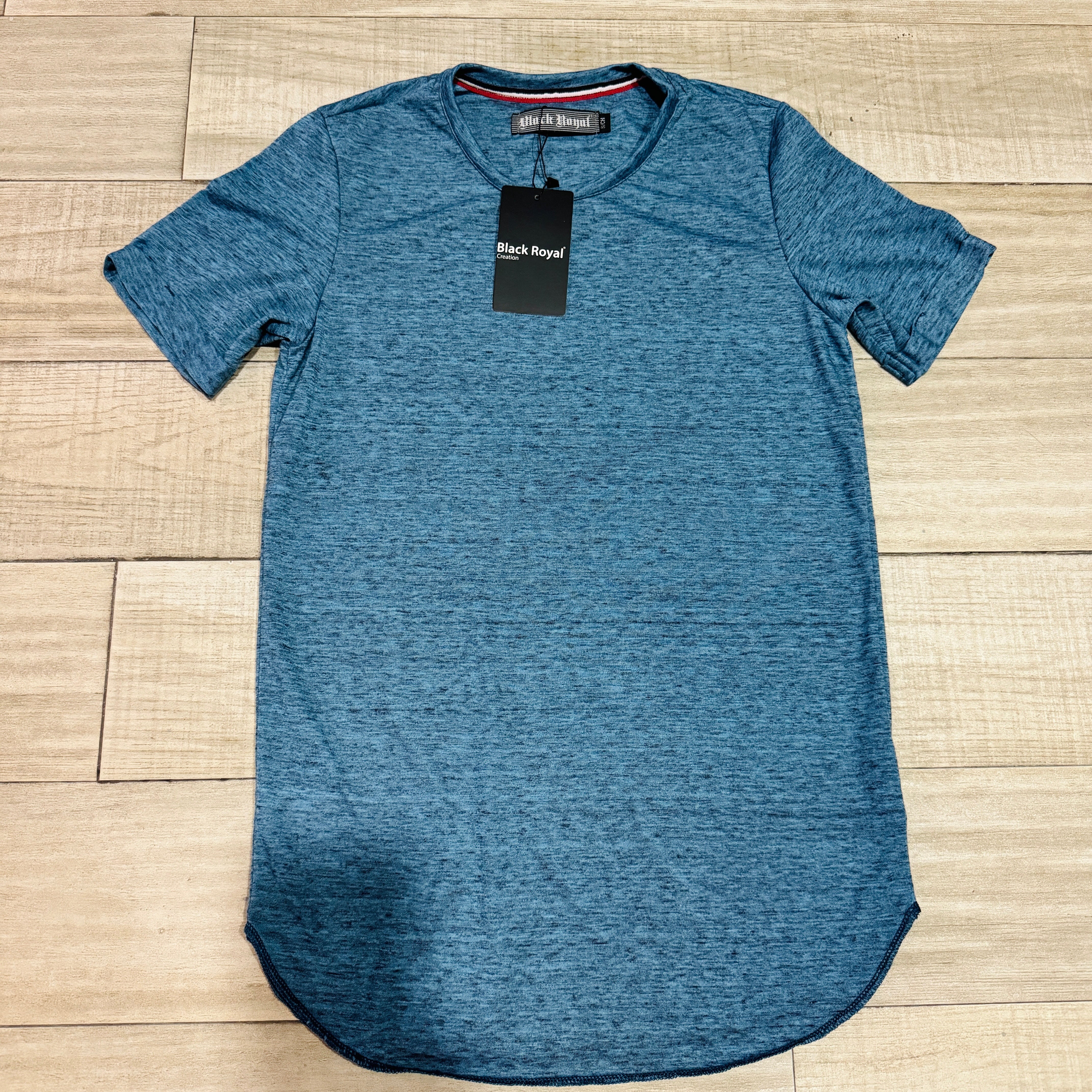 PLAYERA LONG FIT DEEP BLUE