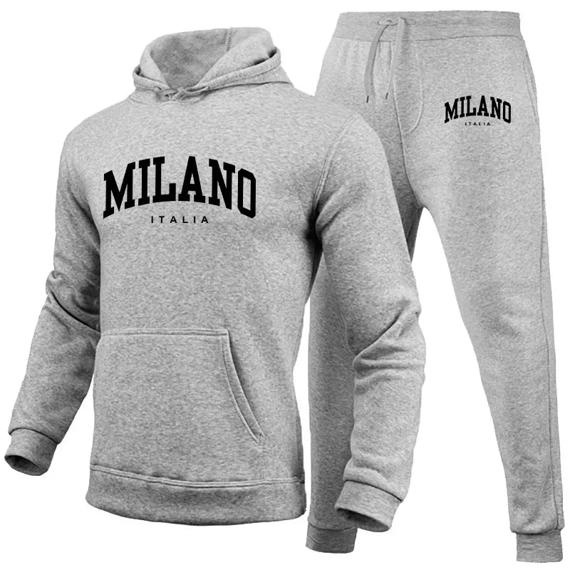 MILANO MENS HOODIE AND PANTS WINTER SET