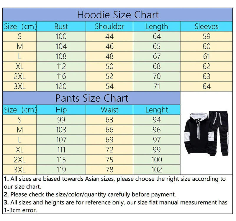 PARIS MENS HOODIE AND PANTS WINTER SET